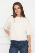 ⁦סריג לבבות קצר⁩ – תמונה ⁦4⁩