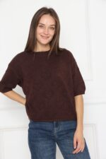 ⁦סריג לבבות קצר⁩ – תמונה ⁦2⁩