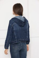 ⁦ג'קט ג'ינס קפוצ'ון⁩ – תמונה ⁦4⁩