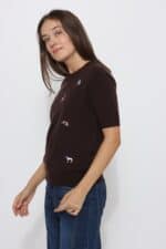 ⁦חולצת סריג ואליס⁩ – תמונה ⁦4⁩